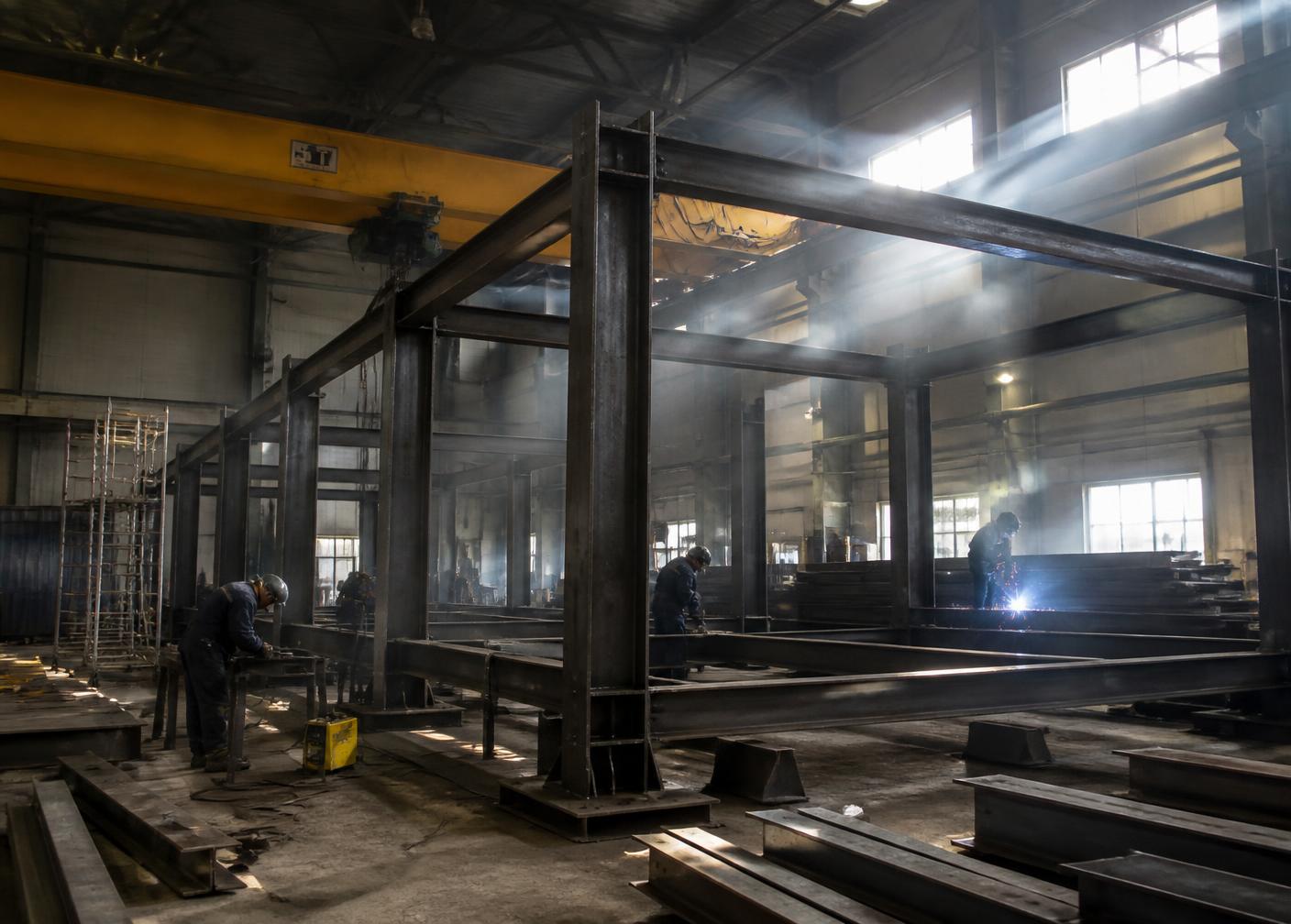 Officina di carpenteria pesante